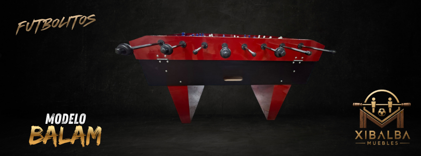 Futbolito personalizado de madera hecho a mano en Xibalba Muebles, Tecámac Estado de México